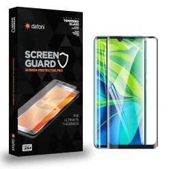 Dafoni Xiaomi Mi Note 10 Pro Tempered Glass Premium Curve Cam Ekran Koruyucu - Dafoni
