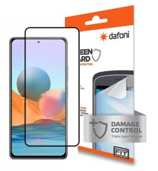 Dafoni Xiaomi Redmi Note 10 Pro Mat Darbe Emici Full Ekran Koruyucu Film - Dafoni