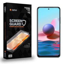 Dafoni Xiaomi Redmi Note 10 Tempered Glass Premium Cam Ekran Koruyucu - Dafoni