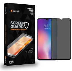 Dafoni Xiaomi Redmi Note 8 Full Privacy Tempered Glass Premium Cam Ekran Koruyucu - Dafoni