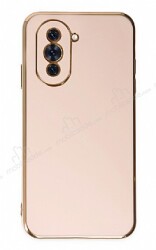 Eiroo Borderline Huawei nova 10 Pro Kamera Korumalı Pembe Silikon Kılıf - Eiroo