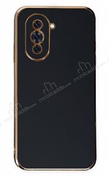 Eiroo Borderline Huawei nova 10 Pro Kamera Korumalı Siyah Silikon Kılıf - Eiroo