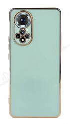 Eiroo Borderline Huawei nova 9 Kamera Korumalı Yeşil Silikon Kılıf - Eiroo
