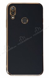 Eiroo Borderline Huawei Y7 2019 Kamera Korumalı Siyah Silikon Kılıf - Eiroo