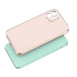 Eiroo Borderline iPhone 12 Kamera Korumalı Mor Silikon Kılıf - 4