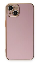 Eiroo Borderline iPhone 14 Plus Kamera Korumalı Mor Silikon Kılıf - Eiroo