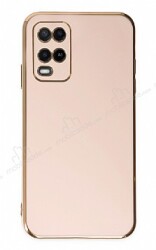 Eiroo Borderline Oppo A54 4G Kamera Korumalı Pembe Silikon Kılıf - Eiroo