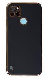 Eiroo Borderline Realme C21Y Kamera Korumalı Siyah Silikon Kılıf - Eiroo