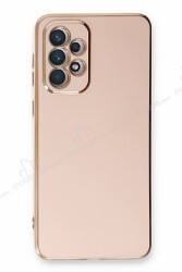 Eiroo Borderline Samsung Galaxy A73 Kamera Korumalı Pembe Silikon Kılıf - Eiroo