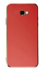 Eiroo Borderline Samsung Galaxy J4 Plus Kamera Korumalı Kırmızı Silikon Kılıf - Eiroo