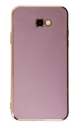 Eiroo Borderline Samsung Galaxy J4 Plus Kamera Korumalı Mor Silikon Kılıf - Eiroo