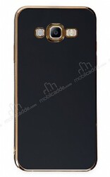 Eiroo Borderline Samsung Galaxy J7 / J7 Core Kamera Korumalı Siyah Silikon Kılıf - Eiroo
