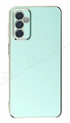 Eiroo Borderline Samsung Galaxy M13 Kamera Korumalı Yeşil Silikon Kılıf - Eiroo