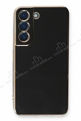 Eiroo Borderline Samsung Galaxy S21 FE 5G Kamera Korumalı Siyah Silikon Kılıf - Eiroo