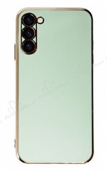 Eiroo Borderline Samsung Galaxy S23 Kamera Korumalı Yeşil Silikon Kılıf - Eiroo