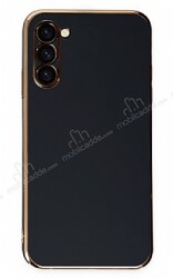 Eiroo Borderline Samsung Galaxy S23 Plus Kamera Korumalı Siyah Silikon Kılıf - Eiroo