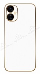 Eiroo Borderline Tecno Spark 9 Pro Kamera Korumalı Beyaz Silikon Kılıf - Eiroo