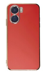 Eiroo Borderline vivo Y16 Kamera Korumalı Kırmızı Silikon Kılıf - Eiroo