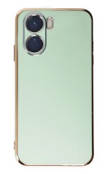 Eiroo Borderline vivo Y16 Kamera Korumalı Yeşil Silikon Kılıf - Eiroo