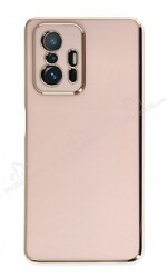 Eiroo Borderline Xiaomi 11T Kamera Korumalı Pembe Silikon Kılıf - Eiroo