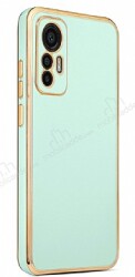 Eiroo Borderline Xiaomi 12 Lite Kamera Korumalı Yeşil Silikon Kılıf - Eiroo