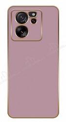 Eiroo Borderline Xiaomi 13T Pro Kamera Korumalı Mor Silikon Kılıf - Eiroo