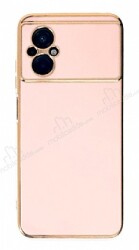 Eiroo Borderline Xiaomi Poco M5 Kamera Korumalı Pembe Silikon Kılıf - Eiroo
