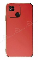Eiroo Borderline Xiaomi Redmi 10A Kamera Korumalı Kırmızı Silikon Kılıf - Eiroo