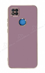 Eiroo Borderline Xiaomi Redmi 9C Kamera Korumalı Mor Silikon Kılıf - Eiroo