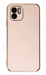 Eiroo Borderline Xiaomi Redmi A1 Kamera Korumalı Pembe Silikon Kılıf - Eiroo