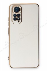 Eiroo Borderline Xiaomi Redmi Note 11 Kamera Korumalı Beyaz Silikon Kılıf - Eiroo