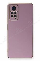 Eiroo Borderline Xiaomi Redmi Note 11 Pro Kamera Korumalı Mor Silikon Kılıf - Eiroo