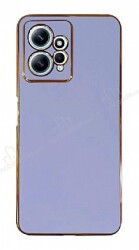 Eiroo Borderline Xiaomi Redmi Note 12 4G Kamera Korumalı Mavi Silikon Kılıf - Eiroo