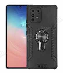 Eiroo Car Magnet Samsung Galaxy S10 Lite Ultra Koruma Siyah Kılıf - Eiroo