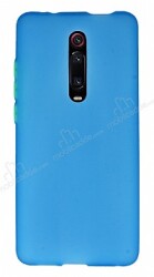 Eiroo Elegant Xiaomi Mi 9T Mavi Silikon Kılıf - Eiroo
