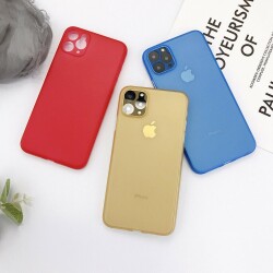 Eiroo Ghost Thin iPhone 11 Pro Max Ultra İnce Siyah Rubber Kılıf - 2