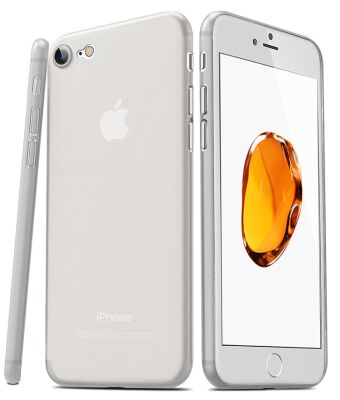Eiroo Ghost Thin iPhone 7 / 8 Ultra İnce Siyah Rubber Kılıf - 1