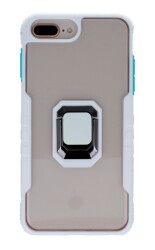 Eiroo Guard iPhone 7 Plus / 8 Plus Ultra Koruma Beyaz Kılıf - Eiroo