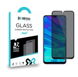 Eiroo Huawei P Smart 2019 Privacy Tempered Glass Cam Ekran Koruyucu - Eiroo