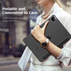 Eiroo iPad Pro 11 2020 Slim Cover Siyah Kılıf - 4