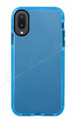 Eiroo Jelly Samsung Galaxy A02 Mavi Silikon Kılıf - Eiroo