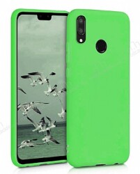 Eiroo Lansman Huawei Y7 2019 Neon Yeşil Silikon Kılıf - Eiroo