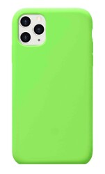 Eiroo Lansman iPhone 11 Pro Max Yeşil Silikon Kılıf - 1