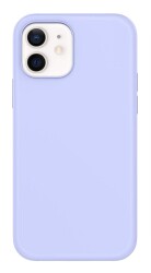Eiroo Lansman iPhone 12 / iPhone 12 Pro 6.1 inç Gri Silikon Kılıf - Eiroo