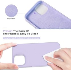 Eiroo Lansman iPhone 12 Mini 5.4 inç Gri Silikon Kılıf - 2