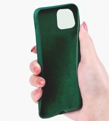 Eiroo Lansman iPhone 12 Mini 5.4 inç Gri Silikon Kılıf - 3