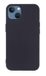 Eiroo Lansman iPhone 13 Siyah Silikon Kılıf - Eiroo