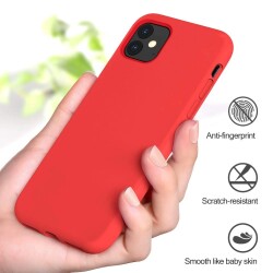 Eiroo Lansman iPhone X / XS Turuncu Silikon Kılıf - 4