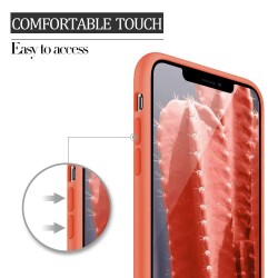 Eiroo Lansman iPhone XR Pembe Silikon Kılıf - 2