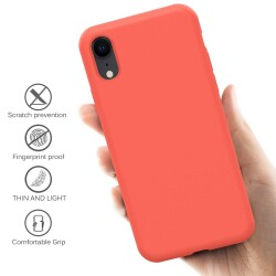 Eiroo Lansman iPhone XR Pembe Silikon Kılıf - 3